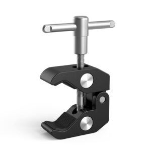 Super Clamp multifuncional con roscas de 1/4 y 3/8 - Para cámaras, luces y más