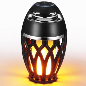 Altavoz Bluetooth con efecto de llama LED
