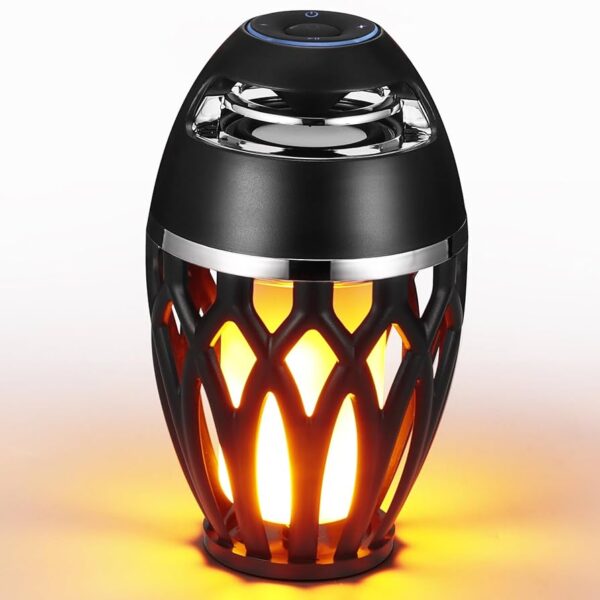 Altavoz Bluetooth con efecto de llama LED