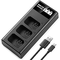 Cargador LCD de triple ranura