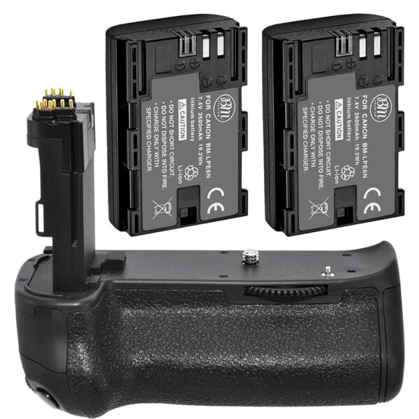 Kit de agarre y batería para Canon EOS 70D/80D/90D