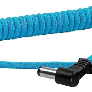 Cable en espiral de alimentación en ángulo recto