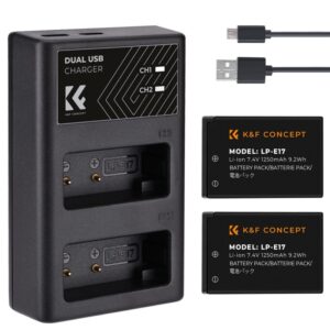 Paquete de 2 baterías LP-E17 y Cargador